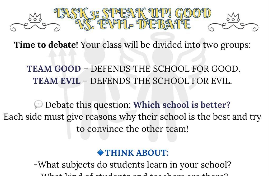 Magic, Friendship, and Adventure: "The School For Good and Evil" Movie-Based Worksheet
