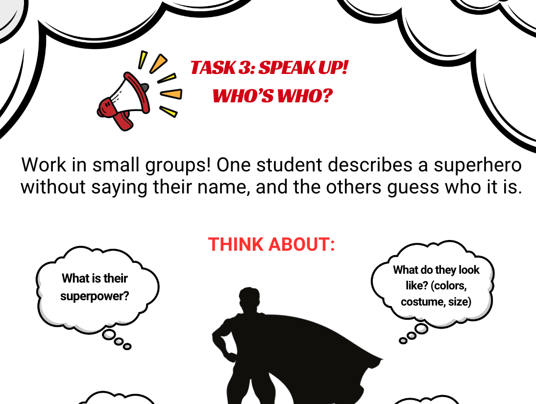 Superheroes in Action: "Marvel Avengers Academy" Movie Trailer Worksheet